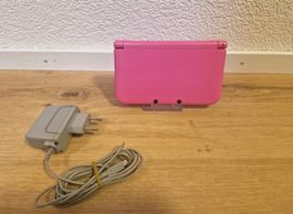 Nintendo 3DS XL Pink - mit 32GB SD & Netzteil vielen Spielen