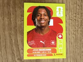 Panini FIFA WM 2026 Sticker Johan Manzambi SUI 15