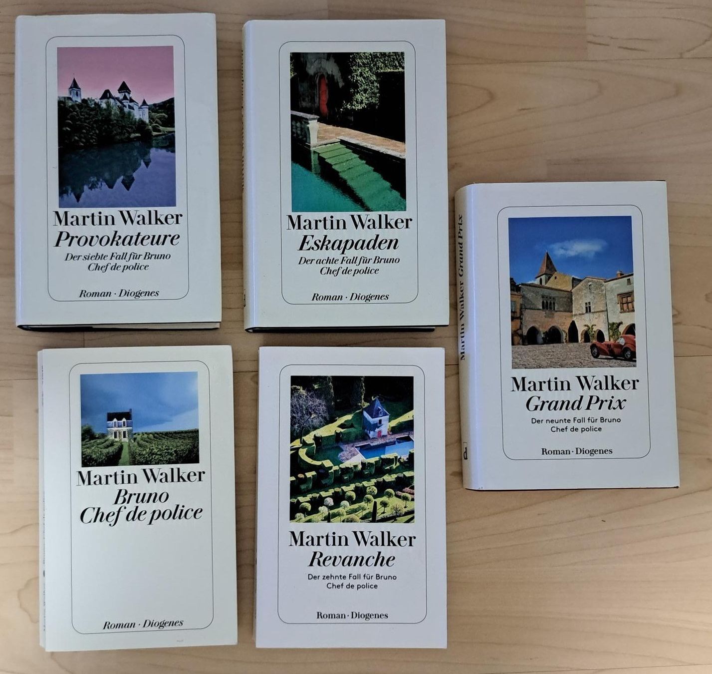 Libri: 5x Romane, Diogenes Martin Walker – Usato da Basel venduto da Patiscat