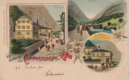 AK Campocologno Litho 1901 - rarissima.