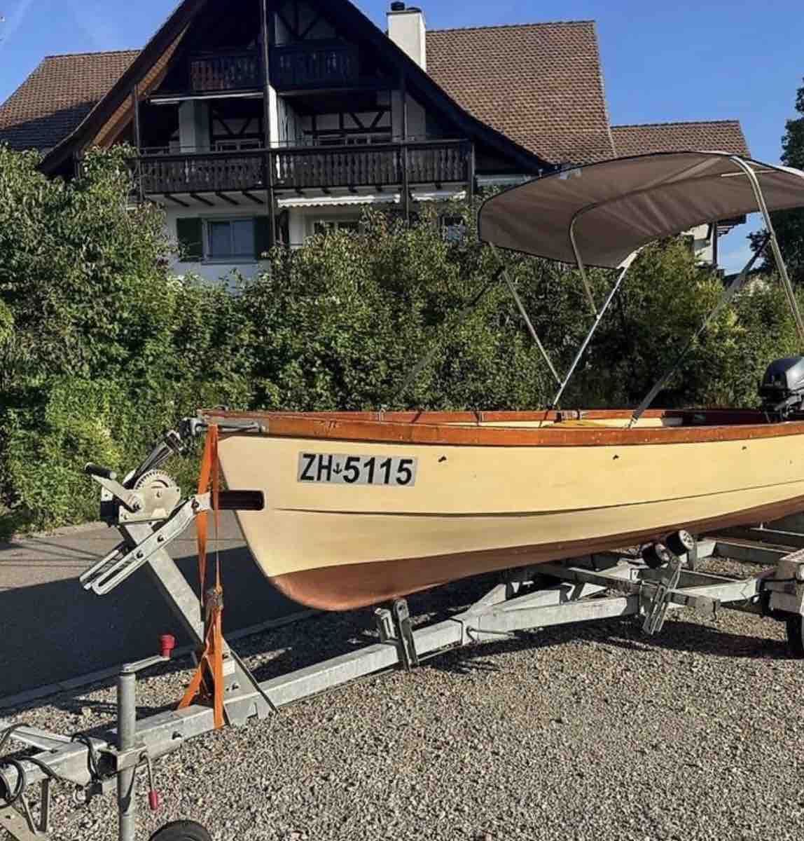 Mändli Boote: Boot Mändli K 480, Fischerboot, Freizeitsschiff – Gebraucht aus Eglisau von LX88