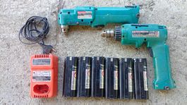 Makita Akkuschrauber Set 7.2V Bohrersatz Ladeg. gebraucht
