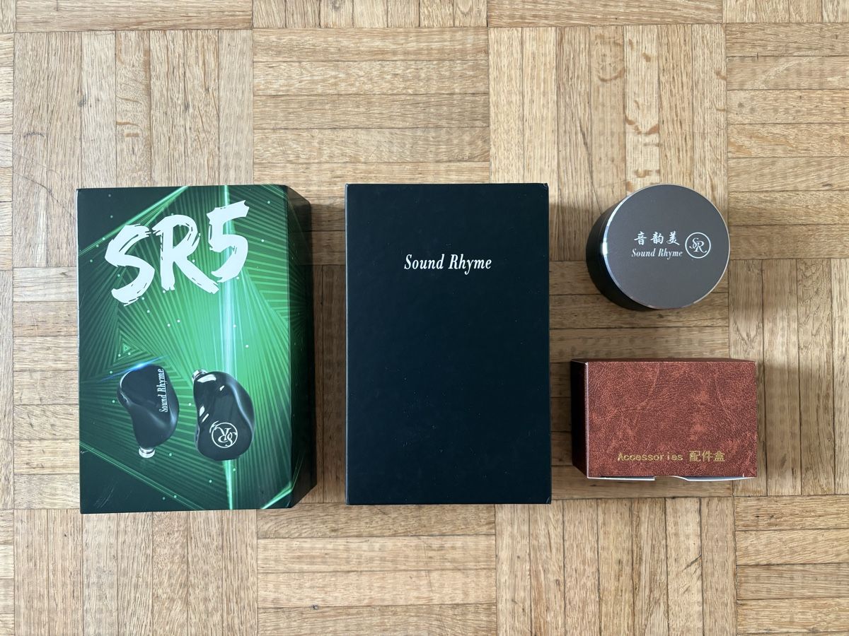 Cuffie: IEMs Sound Rhyme SR5 – Nuovo (secondo la descrizione) da Basel venduto da siisx