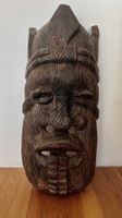 Grosse Afrikanische Maske aus Holz geschnitzt