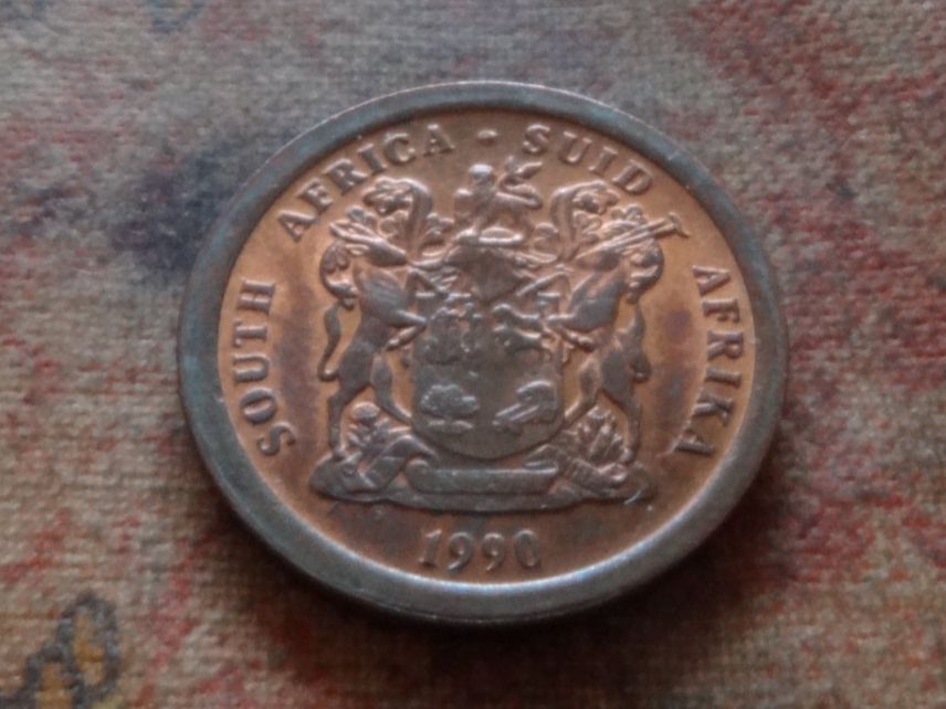 Alle Münzen: AFRIQUE DU SUD   5  Cents   1990 – Gebraucht aus Romanel-sur-Lausanne von Swift13