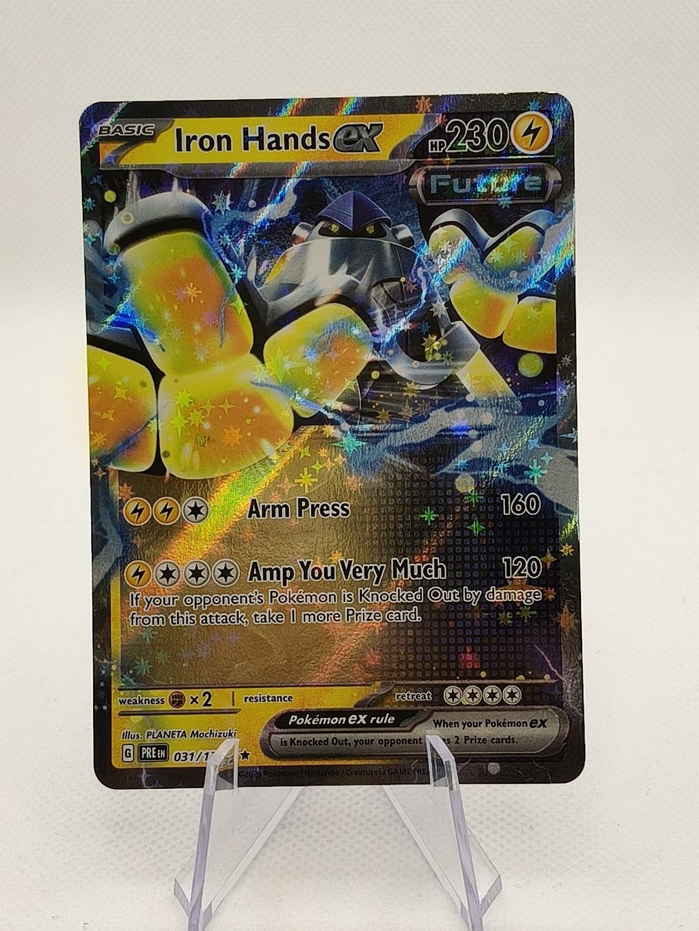 Pokémon Carte collezionabili: Pokemon Iron Hands EX 031/131 – Nuovo (secondo la descrizione) da Wallbach venduto da lexxtrack