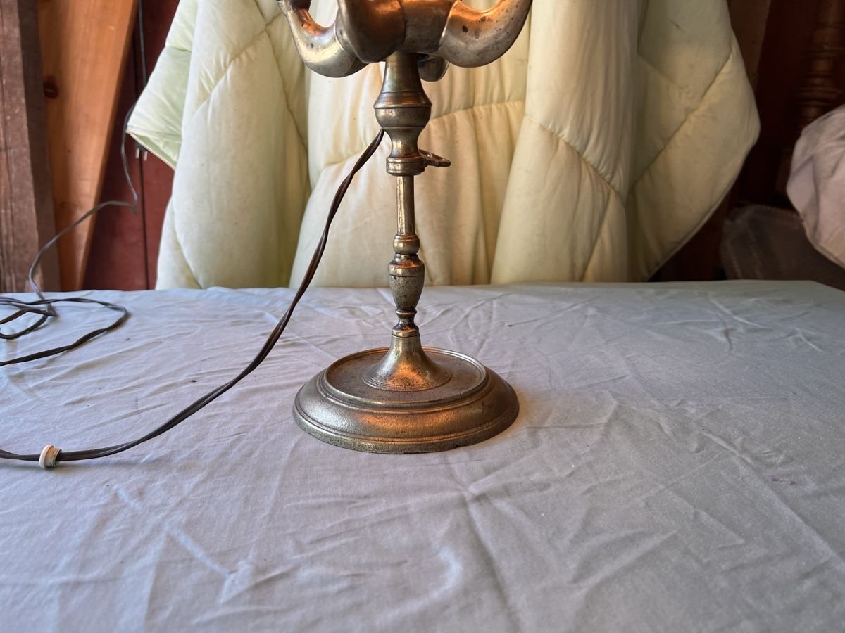 Lampade: Antike Tischlampe Messing  (158) – Usato da Glattfelden venduto da maa_qcj8 3