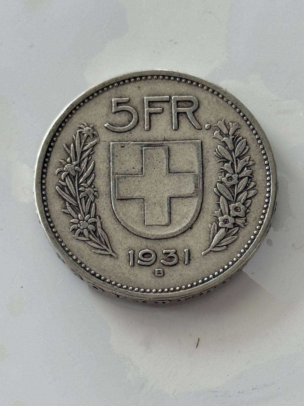 Tutti le monete: 5 Franken 1931  Silber – Usato da Wallisellen venduto da SWISS_SILVER1