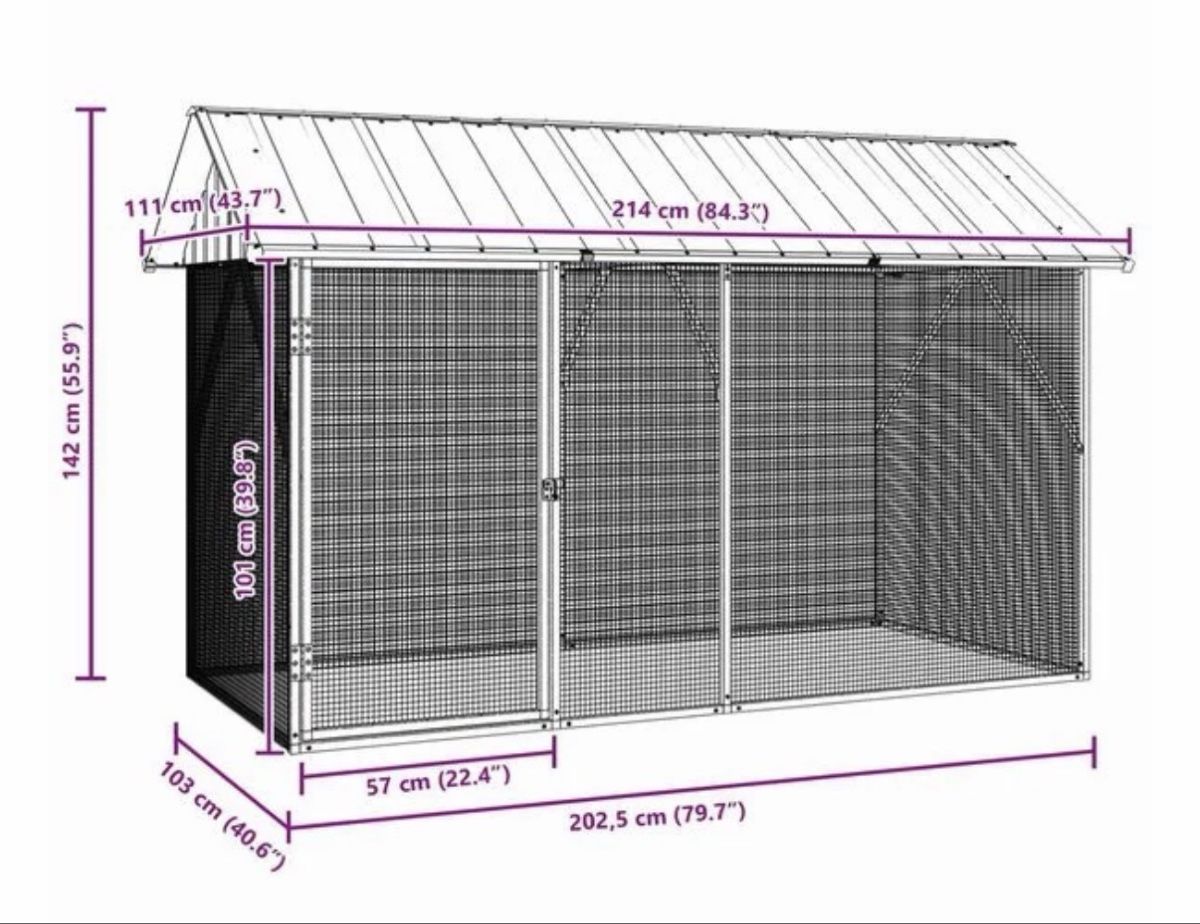 Gabbie, trasporto & Sicurezza: Kleintierkäfig Voliere – Usato da Pfeffingen venduto da che_9grf 4