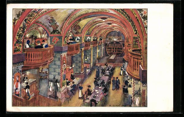 Cartoline postali: Bern, Grosser Kornhauskeller, Grande Cav – Usato da Berlin venduto da bartko-reher