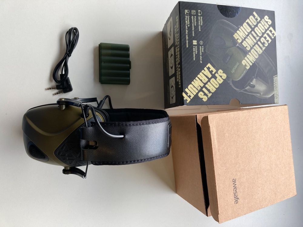 Breeshy Elektronischer Gehörschutz - Schießstand Ohrschützer Mit Geräuschverstärkung