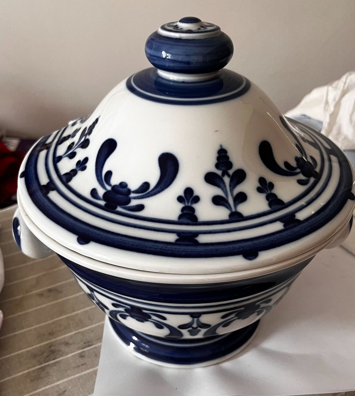Ciotole: Suppenschüssel, Royal Crown Delft, – Usato da Zürich venduto da livifloli