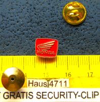 HONDA MOTO LOGO WINZIG-KLEIN SCHMUCK-PIN MIT SECURITY-CLIP