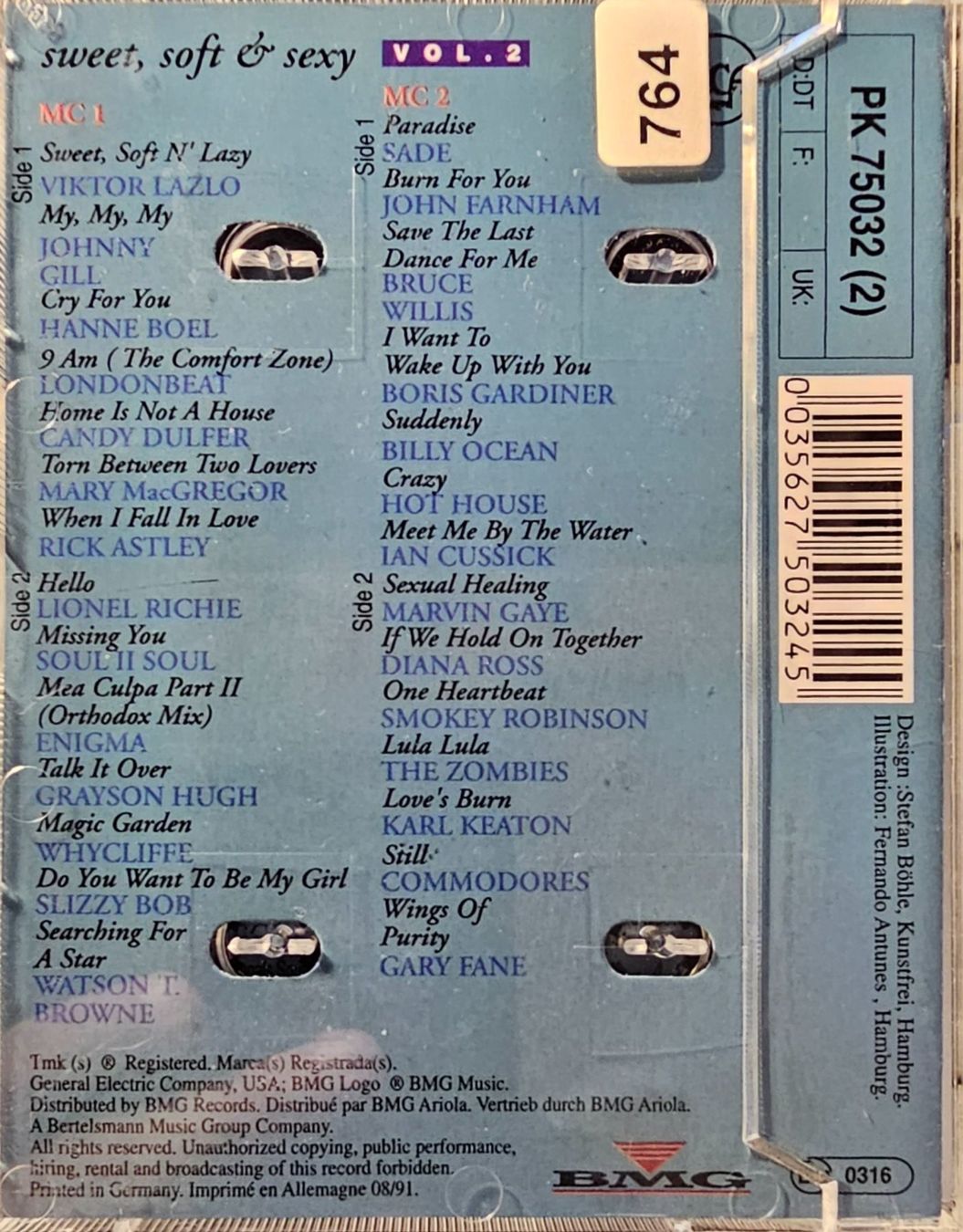 Musicassette: MC - Sweet, Soft & Sexy Vol. 2 – Usato da Wahlen b. Laufen venduto da Cg10 1