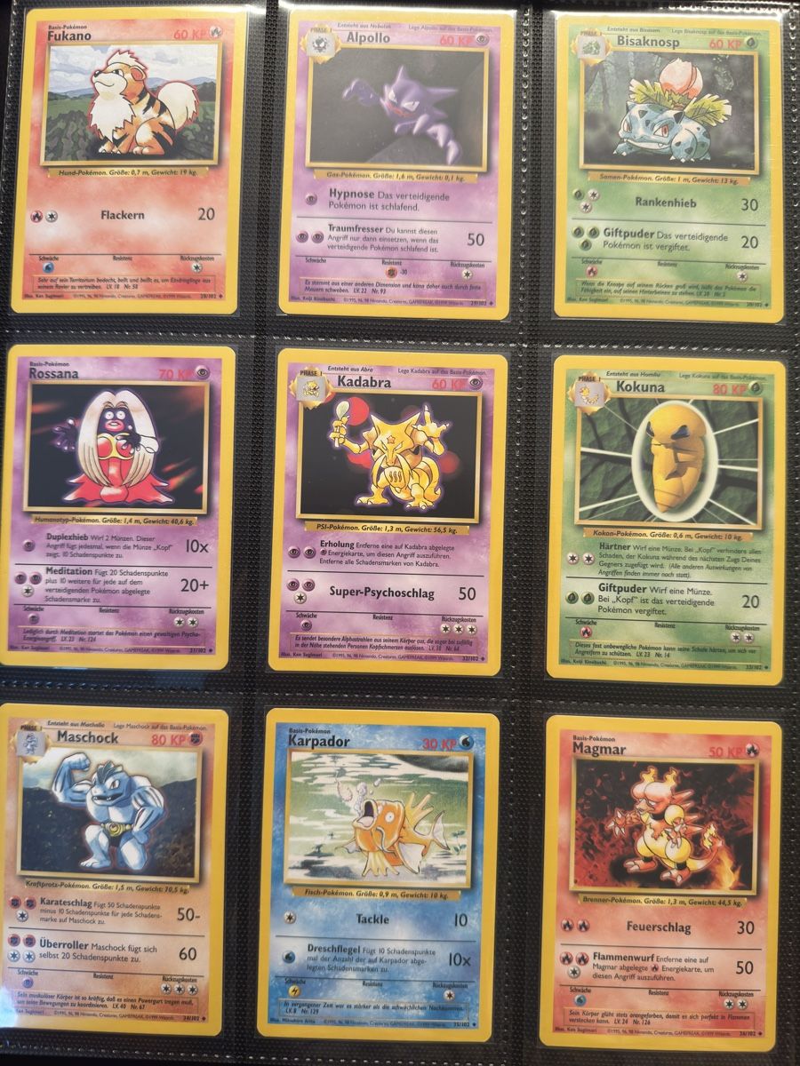 Pokémon Carte collezionabili: Pokemon Base Set Deutsch Near Mint Master Set 102/102 – Nuovo (secondo la descrizione) da Baden venduto da lpzonda 3