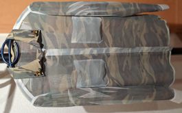Chemise Guess camouflage transparente, taille XS