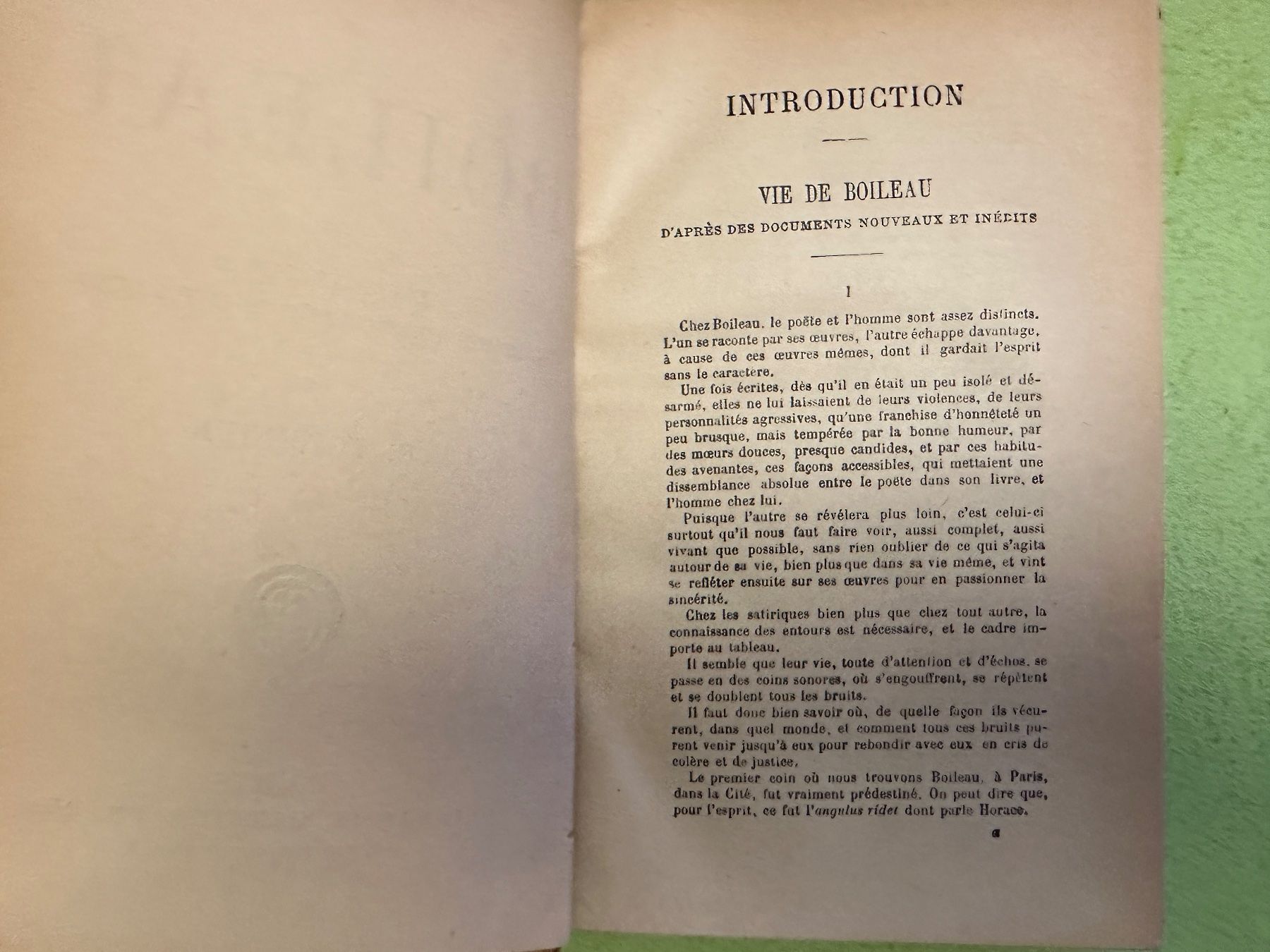 Libri: Oeuvres de Boileau. 1916 – Usato da Zürich venduto da allp 3