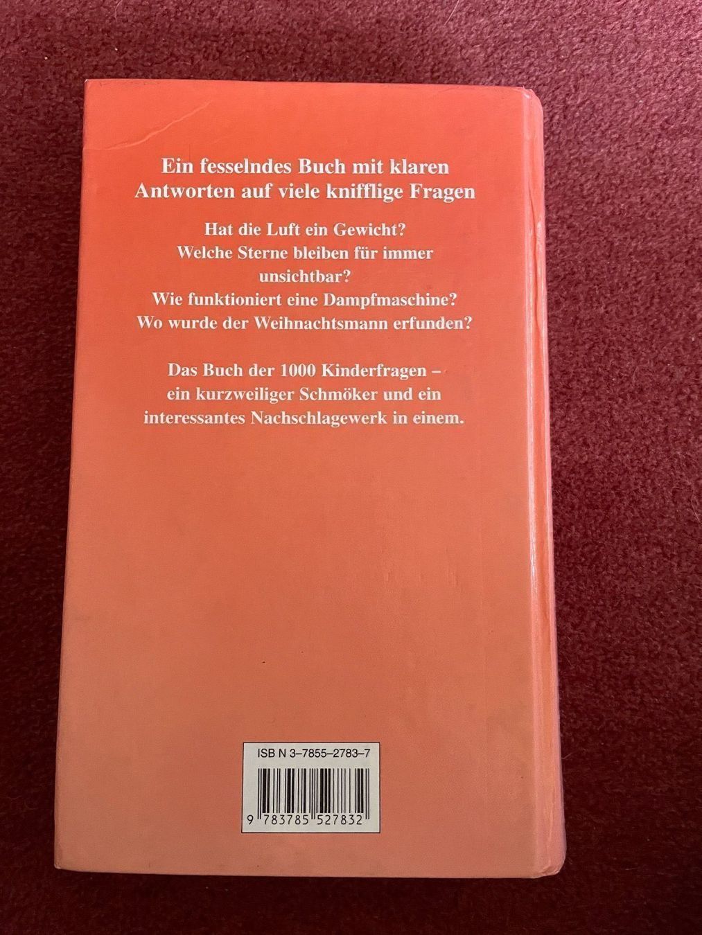 Libri: Das Buch der 1000 Kinderfragen – Usato da Krummenau venduto da apuscha30 1