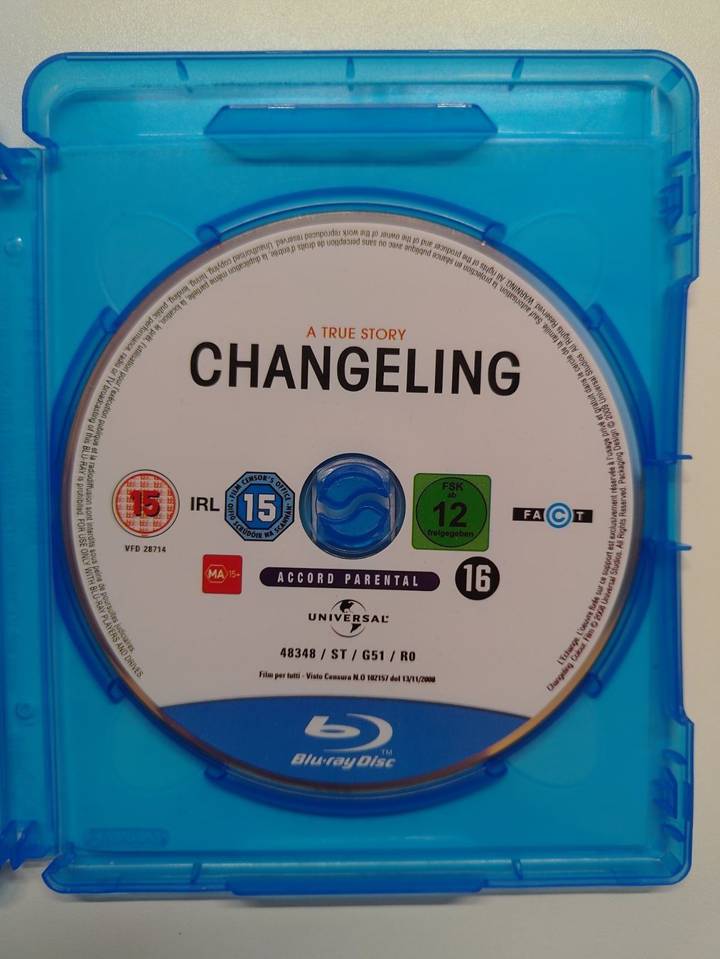 Tous les DVDs: Changeling - Der fremde Sohn – D'occasion à Liestal par Kratzilla 1