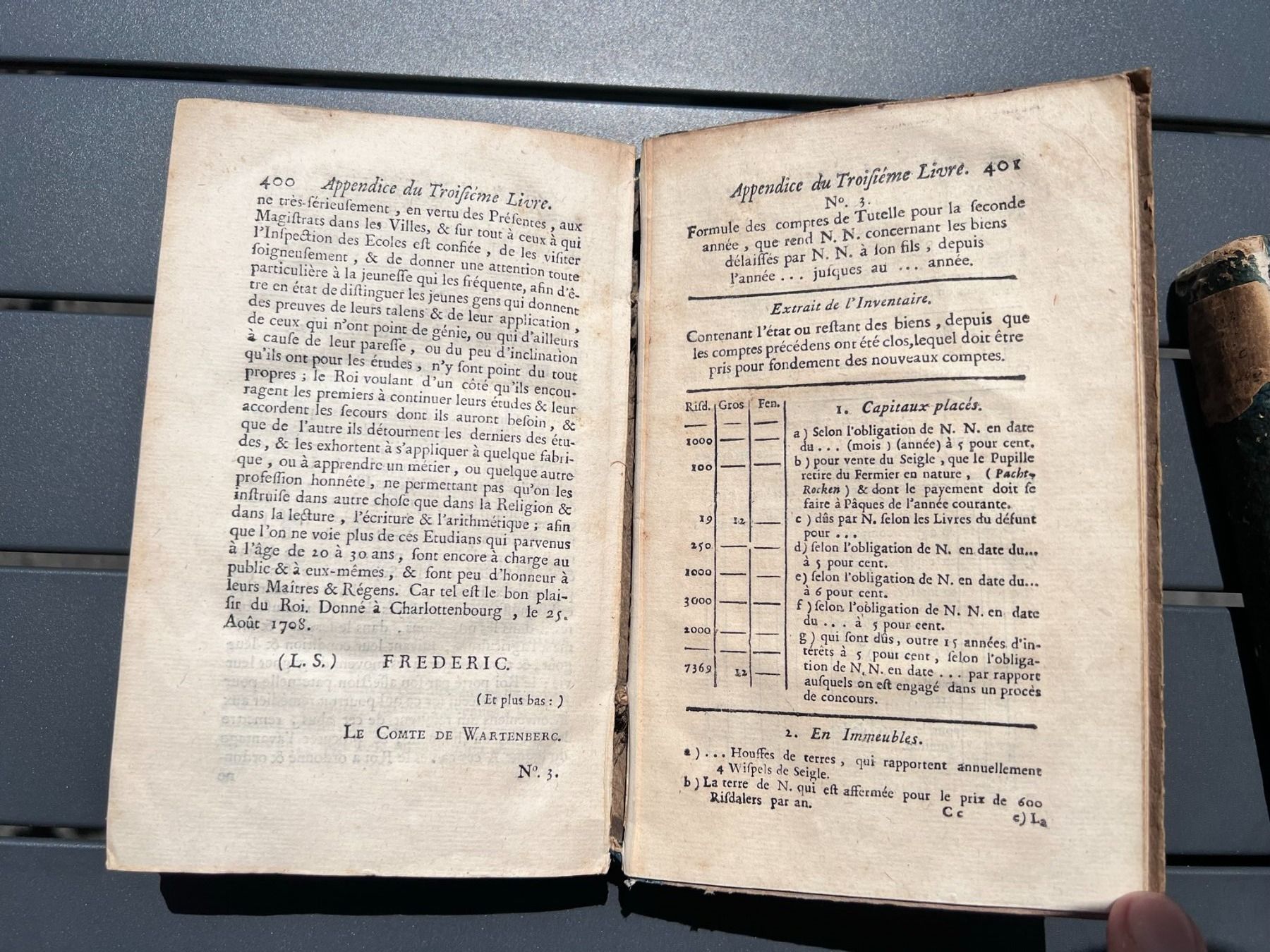 Libri: CODE FRÉDÉRIC, ou Corps de Droit, 1751/52, complet – Usato da Ebikon venduto da altiplano 4