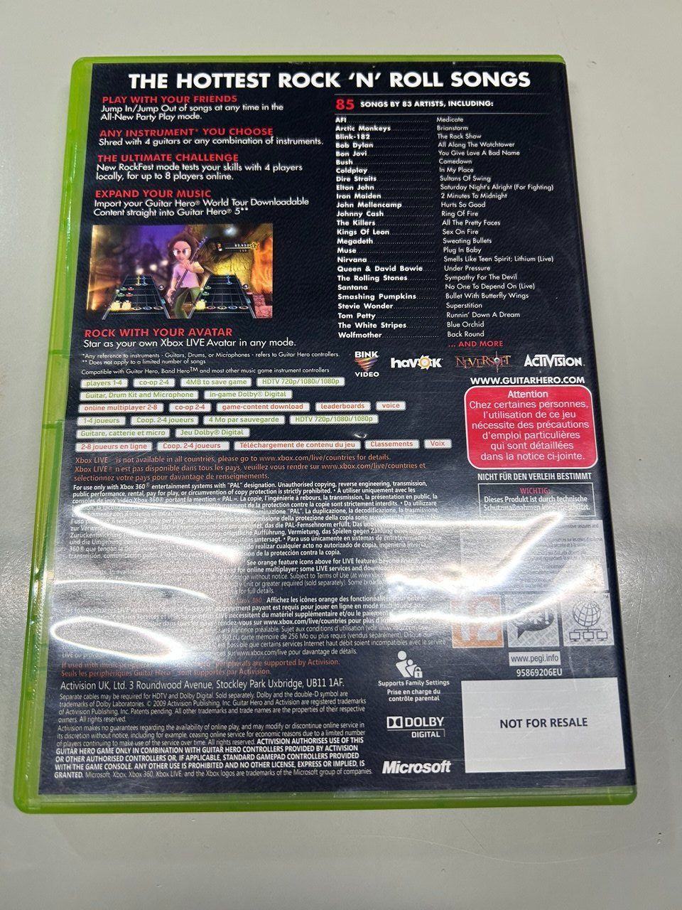 Microsoft Giochi: Guitar Hero 5 per Xbox 360 – Usato da Giubiasco venduto da LorisVale 1