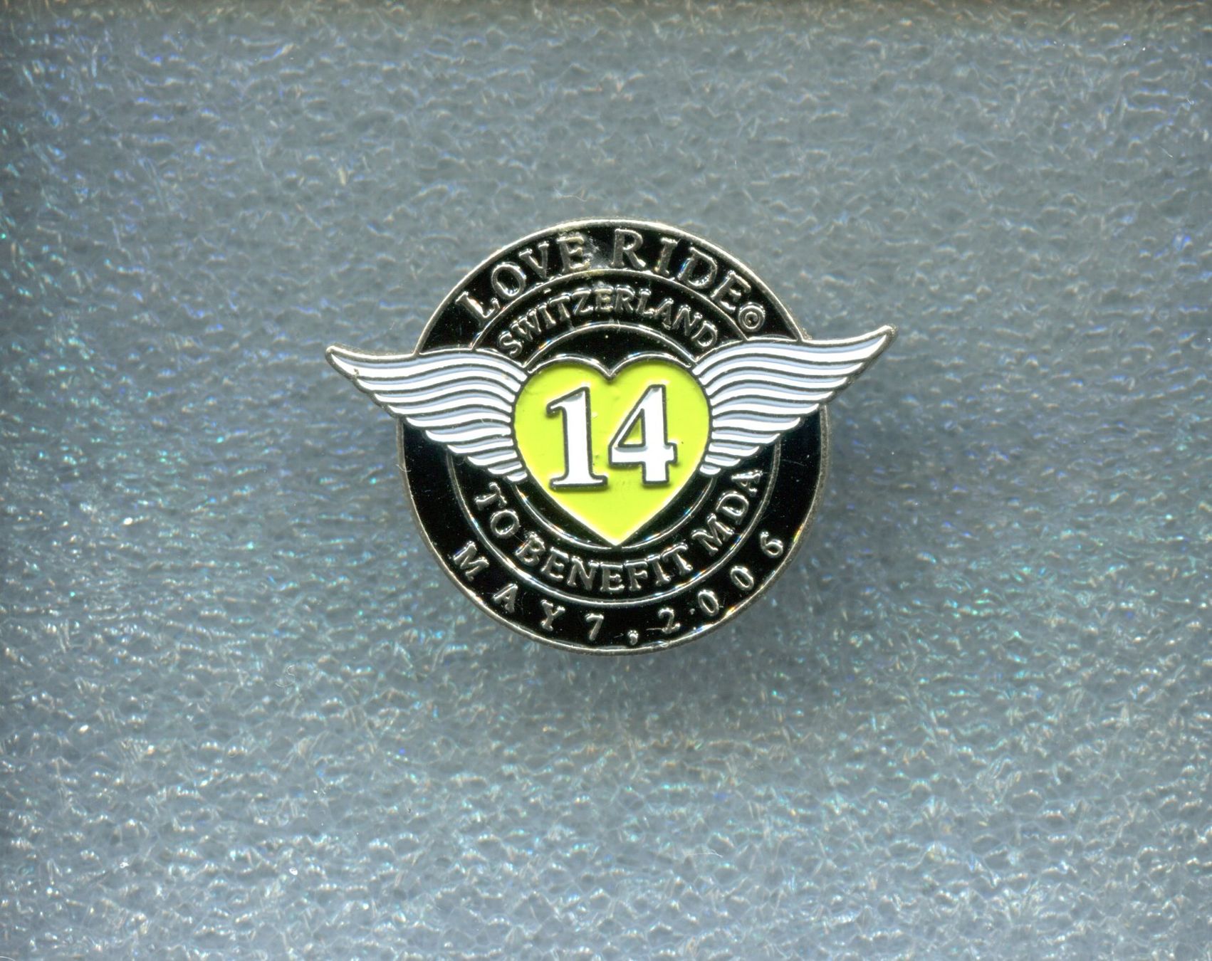Placchette & Badge: LOVE RIDE 14  May 7. 2006 – Usato da Winterthur venduto da Sammleroase