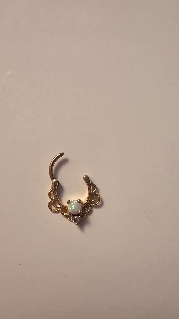 Bijoux piercing: Septumpiercing mit Stein – Neuf (Voir description) à Widen par kev_f5vk 1