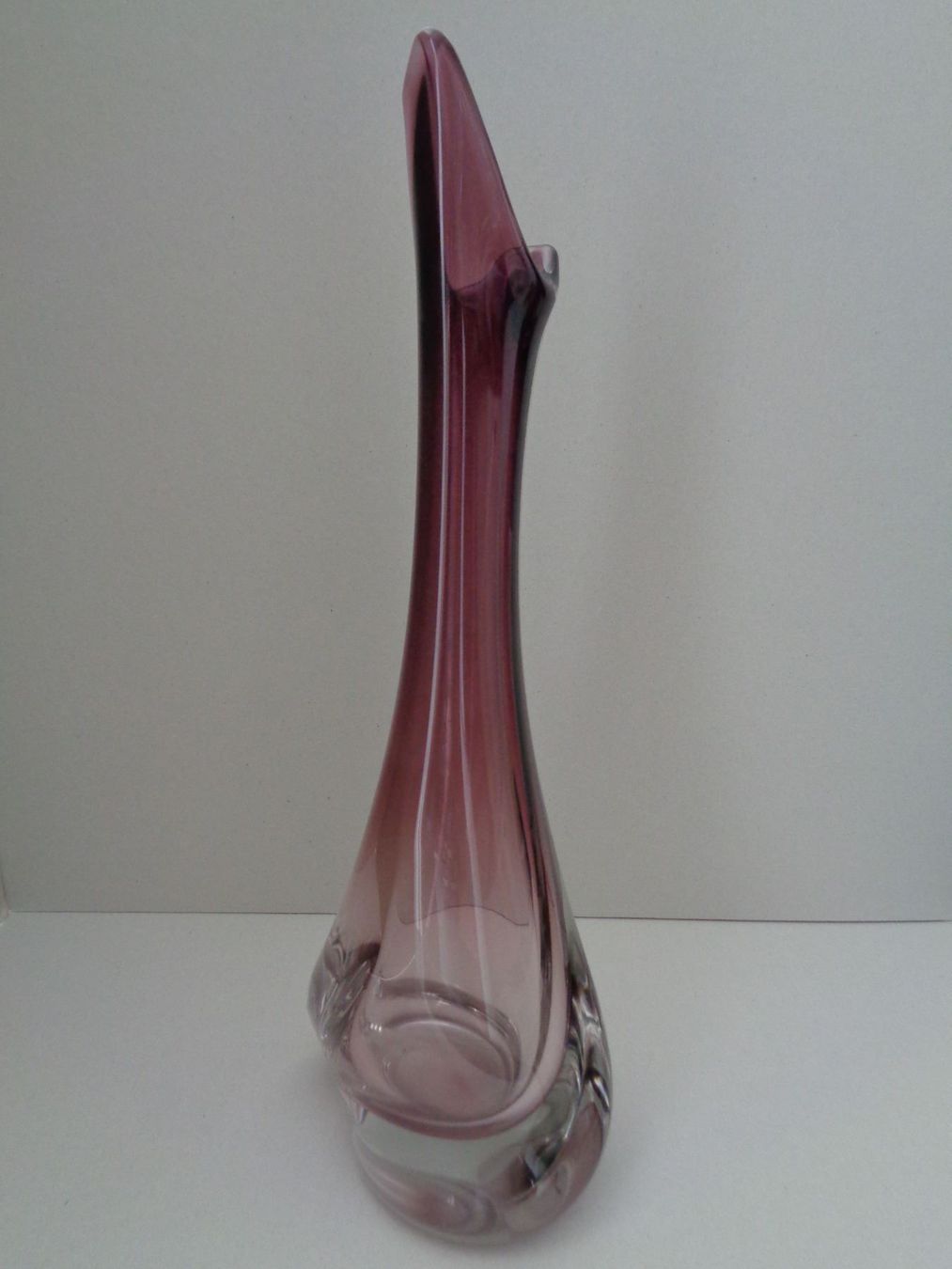 Vasen & Gefässe: Grosse schwere Glas-Vase aus Frankreich – Gebraucht aus Chur von omonia 2