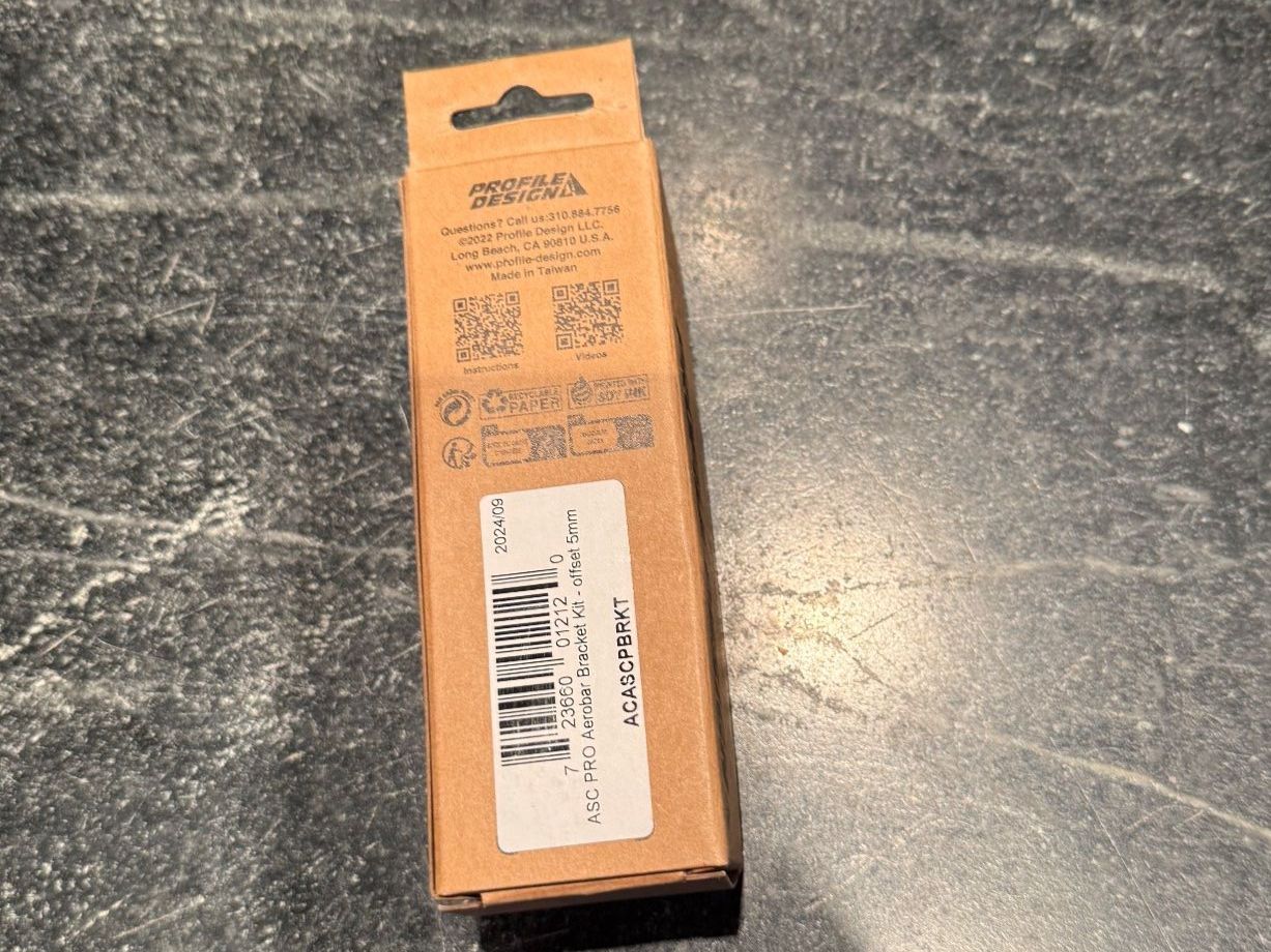 Pezzi di ricambio: Profile Design ASC Pro Aerobar Bracket Kit | 5 mm Offset – Nuovo e nell'imballaggio originale da Wilderswil venduto da c-clan 3