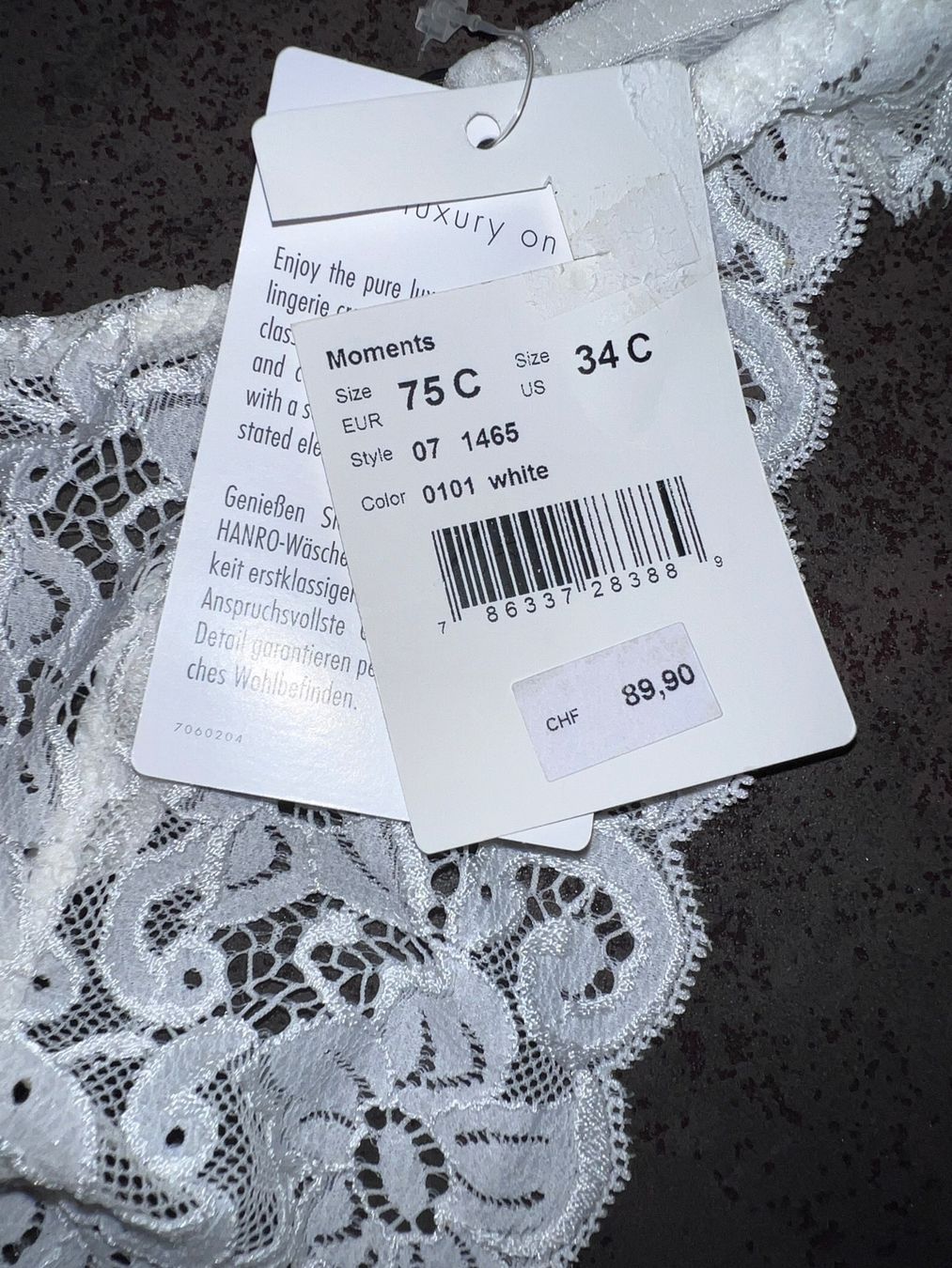 Hanro Altra biancheria intima: BH HANRO 75C neu – Nuovo (secondo la descrizione) da Dornach venduto da samuti 1