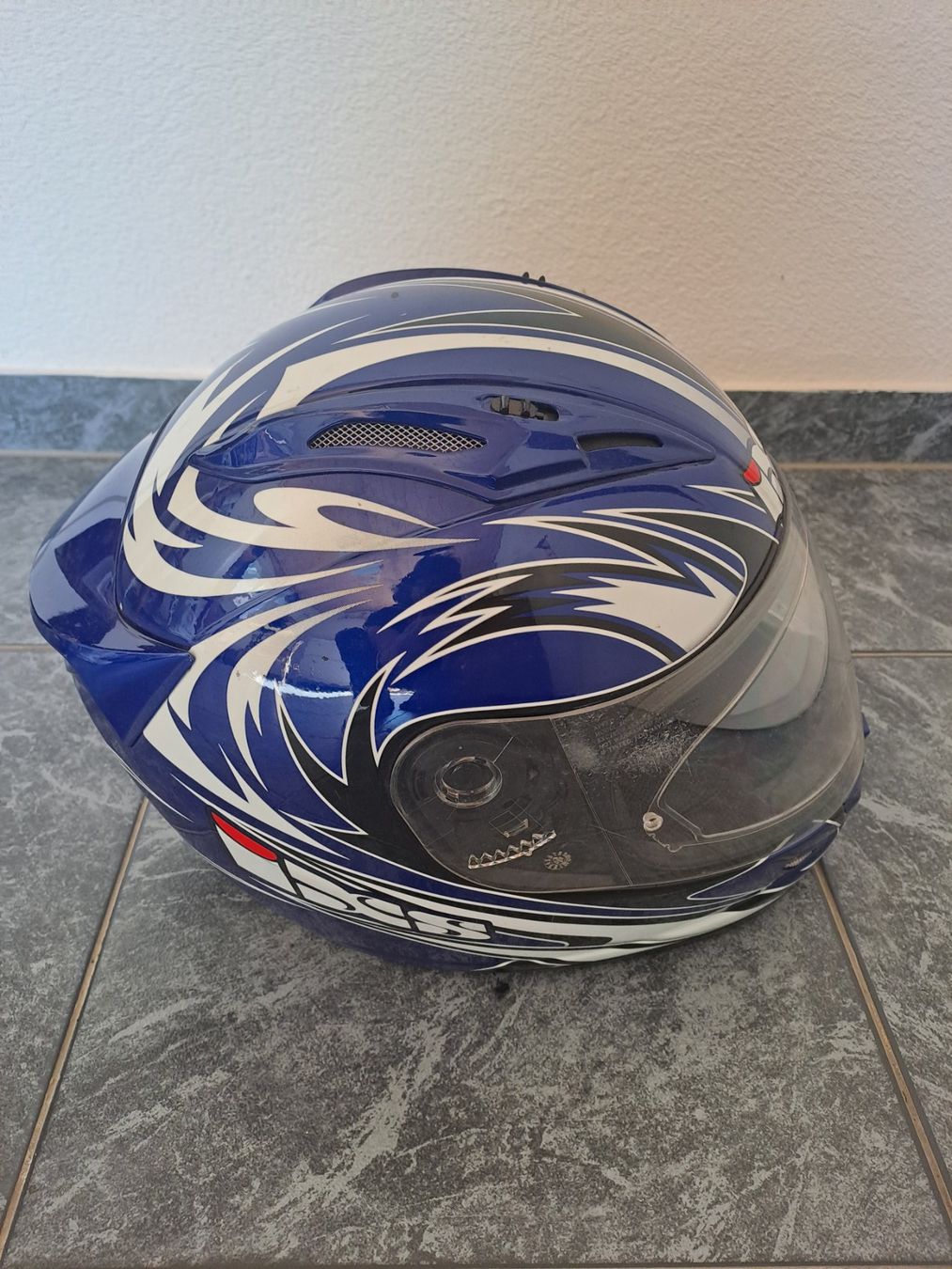 IXS Caschi & visiere: IXS Motorradhelm, Blau/Weiss, Grösse M – Usato da Wängi venduto da Raettli10 3