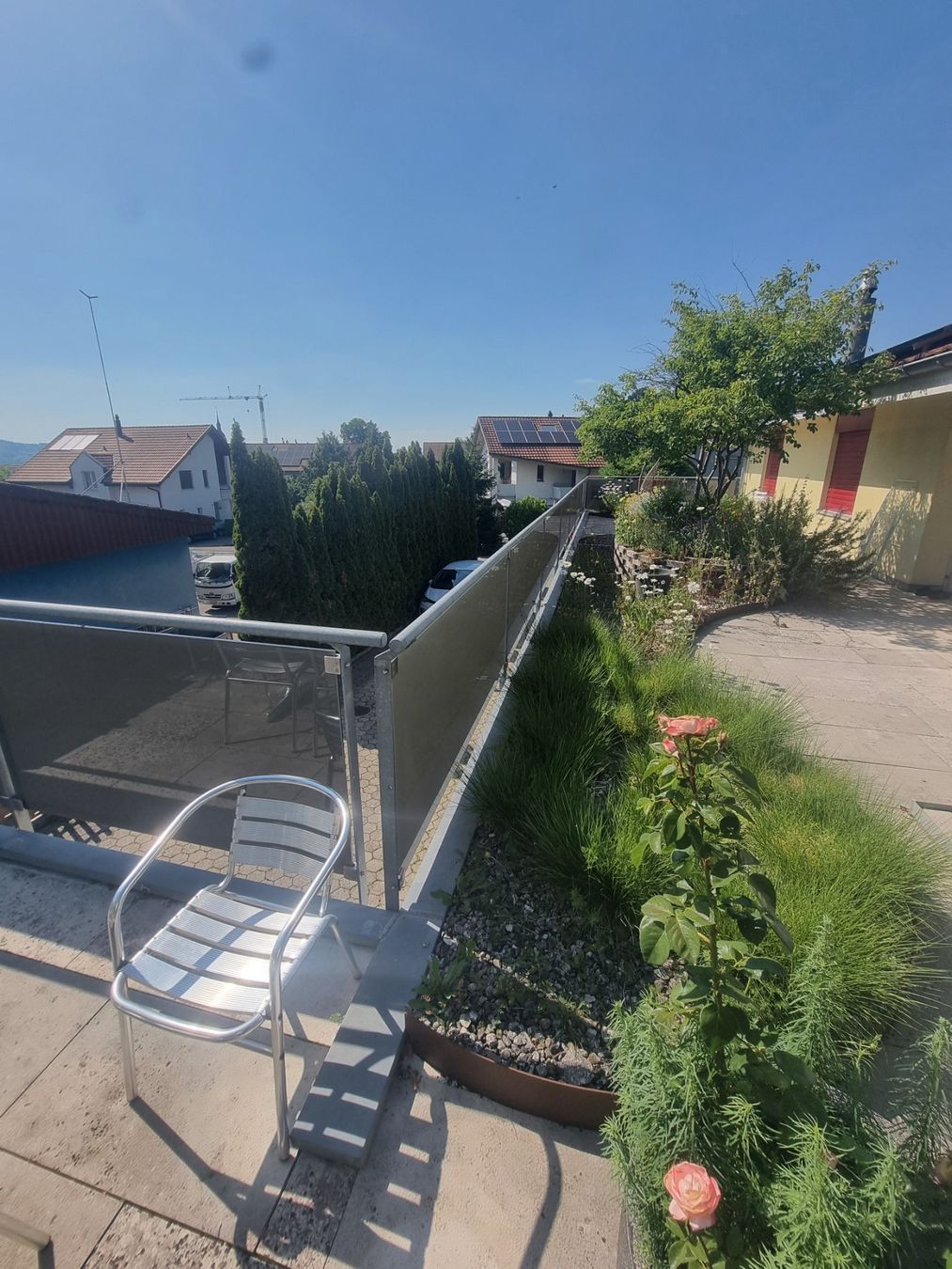 Ringhiere: Balkongeländer Glas dunkelbraun – Usato da Sempach venduto da Severin.Roth 4