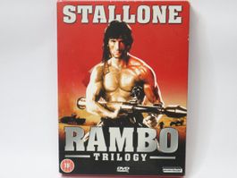 DVD Rambo 1+2+3, Trilogy , Stallone. 18J.