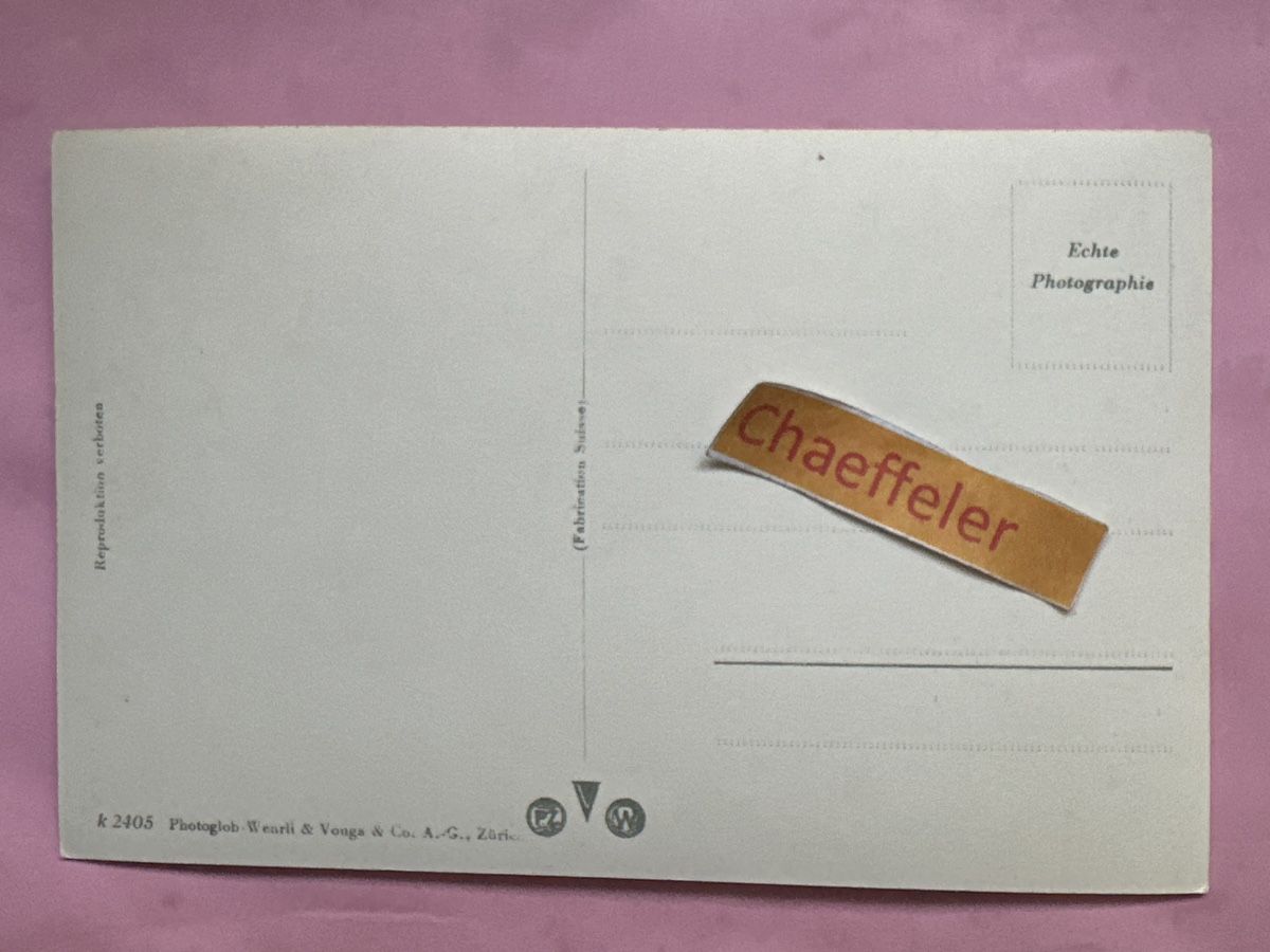 Cartoline postali: Adelboden mit Wildstrubel – Usato da Zürich venduto da Chaeffeler 1