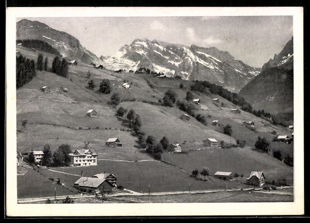 Cartoline postali: Unterwasser, Ortsansicht mit Pension For – Usato da Berlin venduto da bartko-reher