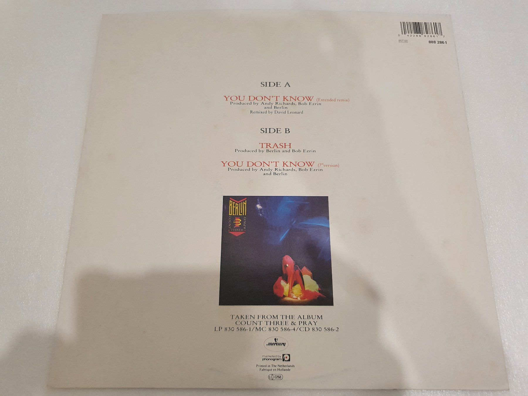 Dischi in vinile: Berlin – You Don't Know – Usato da Uster venduto da Vinyl-Leidenschaft 1