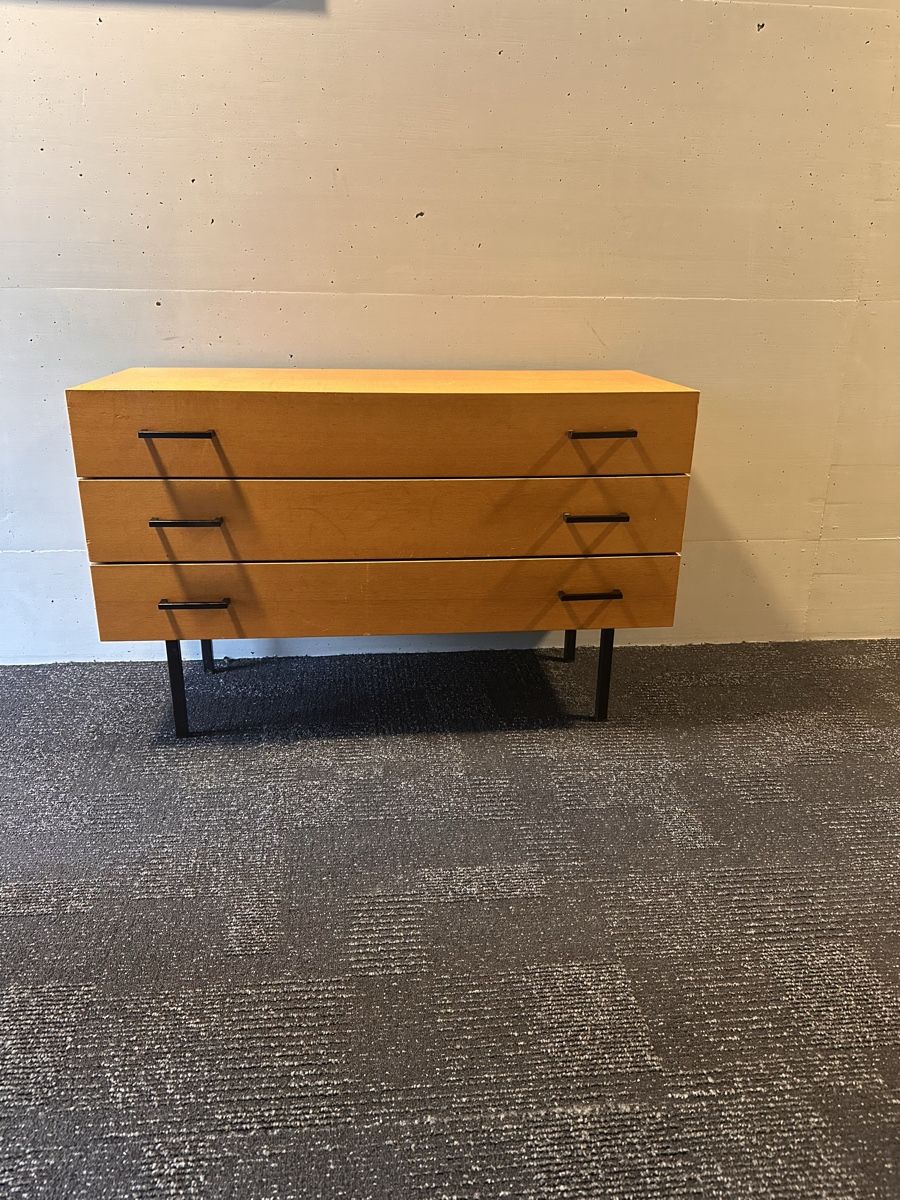 Cassettiere: Mid Century Modern Kommode, Sideboard mit 3 Schubladen. Top – Usato da Lustmühle venduto da Belair1955 9