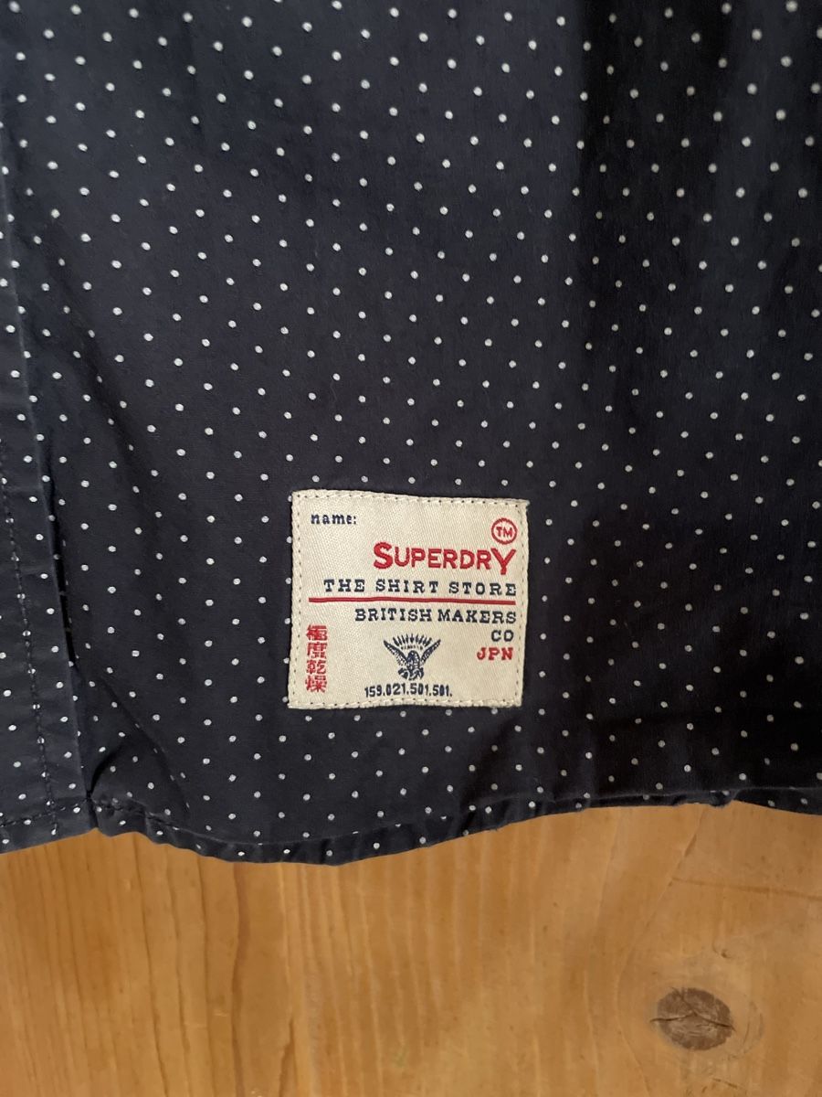 Camicie: Super Dry Hemd - blau – Usato da Bern venduto da Klangkid 3
