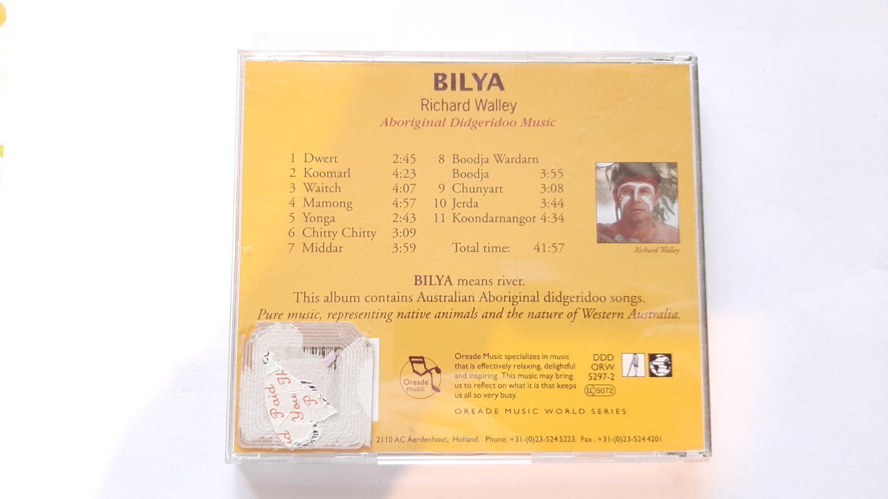 CDs: CD Richard Walley - Bilya – D'occasion à Pully par bro_n52j 2