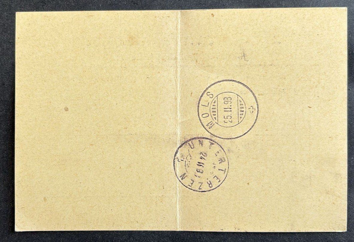 Tutti i francobolli: POSTKARTE 1899 BOTE AM – Usato da Ostermundigen venduto da Wyatt-Earp 1