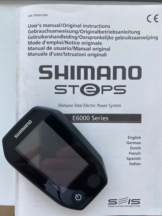Shimano STEPS SW-E6010 Unidad de control y cambio Di2