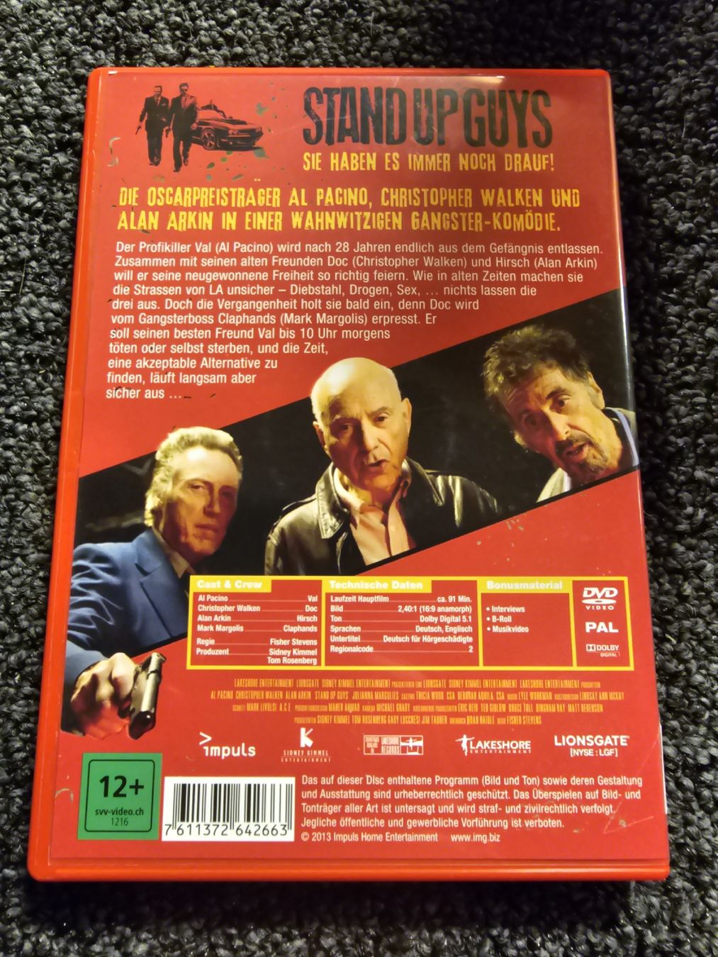 Tutti i DVDs: Stand Up Guys (19568) – Usato da Ruswil venduto da jan_bxl5 1