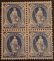 Stehende Helvetia 93A Kat. 160.-
