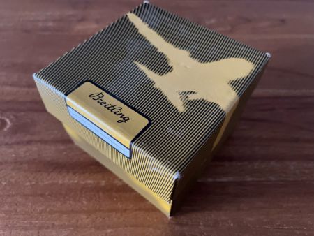 BREITLING "Plane" black & yellow outerbox for bakelite box