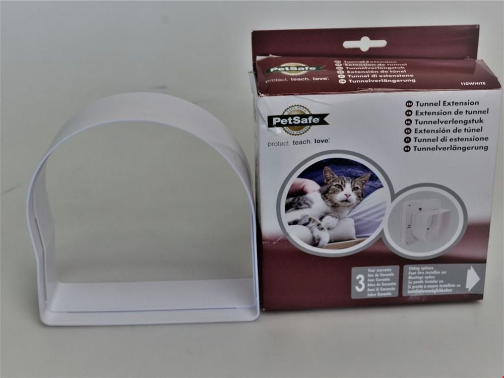 Katzenklappe Mit 4-Wege-Schloss - Für Wand, Holztür & PVC Türen