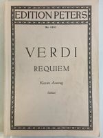 Noten Verdi: Requiem Ed Peters 4251 Soldan, Klavierauszug
