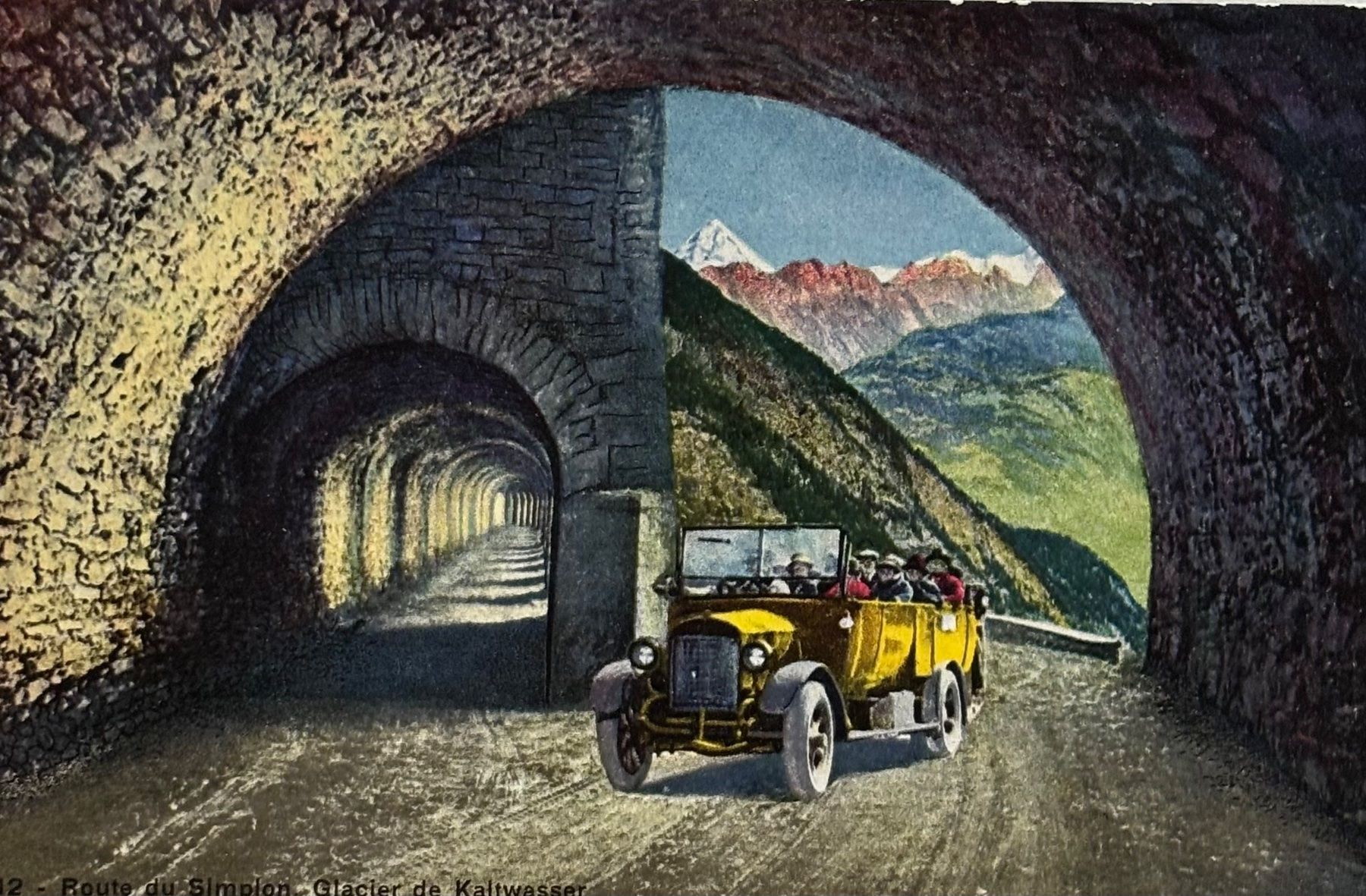 Cartoline postali: Simplon, Postauto – Usato da Frauenfeld venduto da Merk52