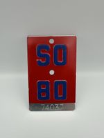 Velonummer SO 80