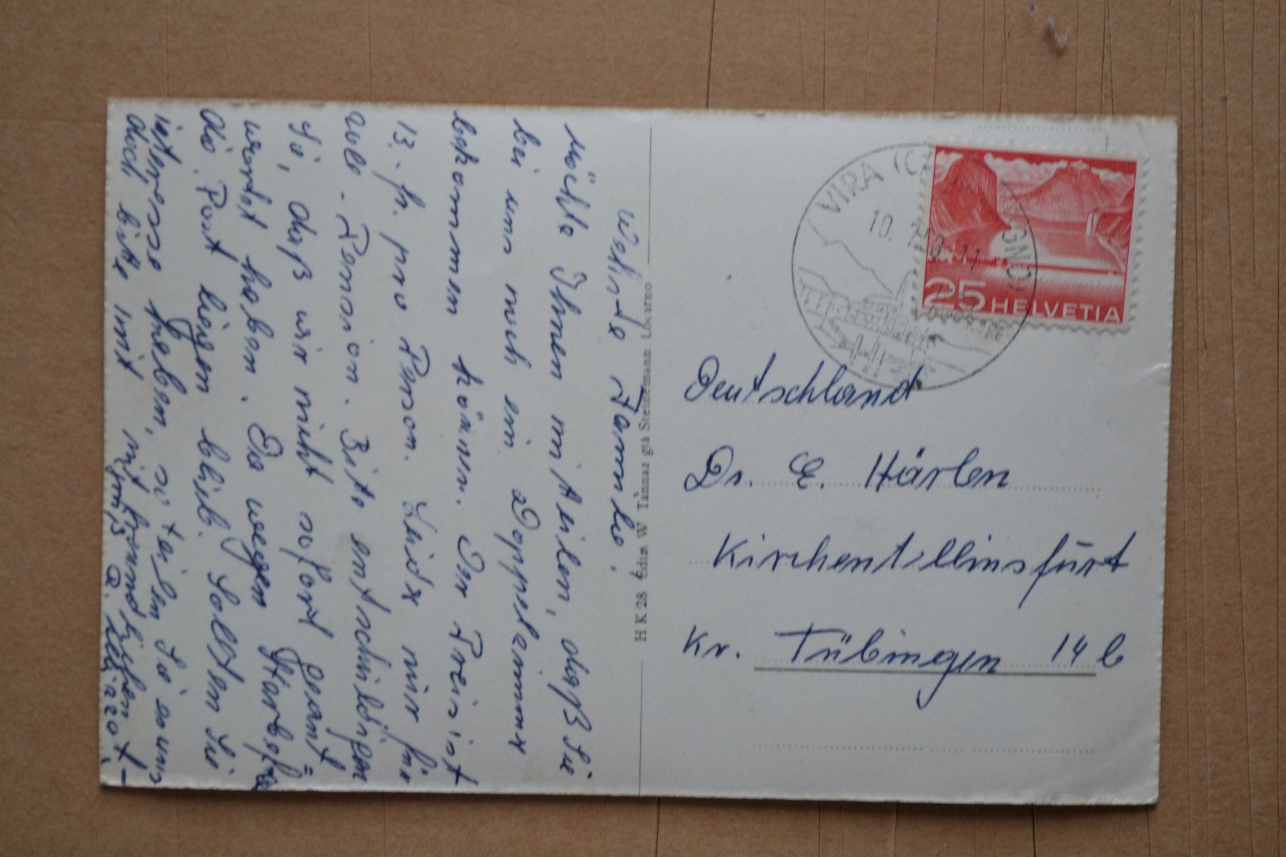 Cartoline postali: AK St. Abbondio TI – Usato da Beinwil am See venduto da kajak55 1