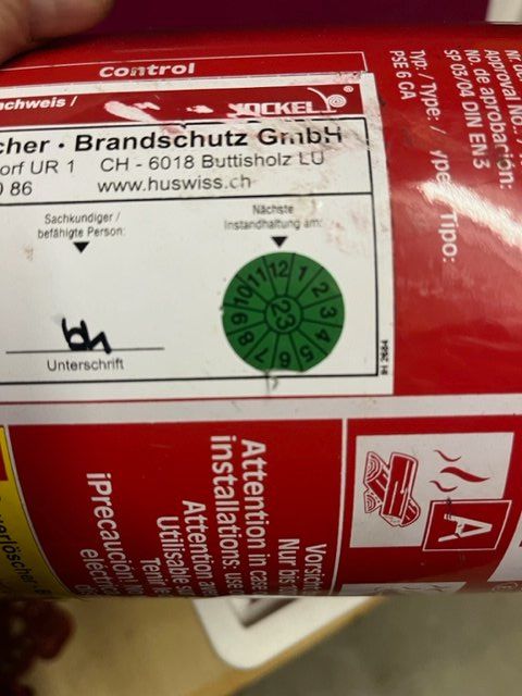 Estintori: Feuerlöscher Marke Gloria - Typ PSE 6 – Nuovo (secondo la descrizione) da Altbüron venduto da Februar26 3